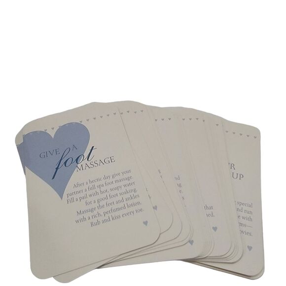 SIMPLE MASSAGE & GESTURES OF LOVE Cards Sets 50 Cards Per Set - Picture 7 of 7